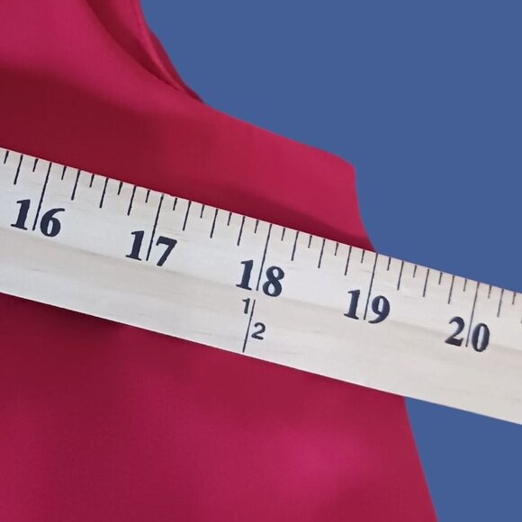 Joseph Ribkoff Red Sleeveless Flared Cami With Back Strap & Flowing Hem Red SZ 8 - Picture 5 of 6